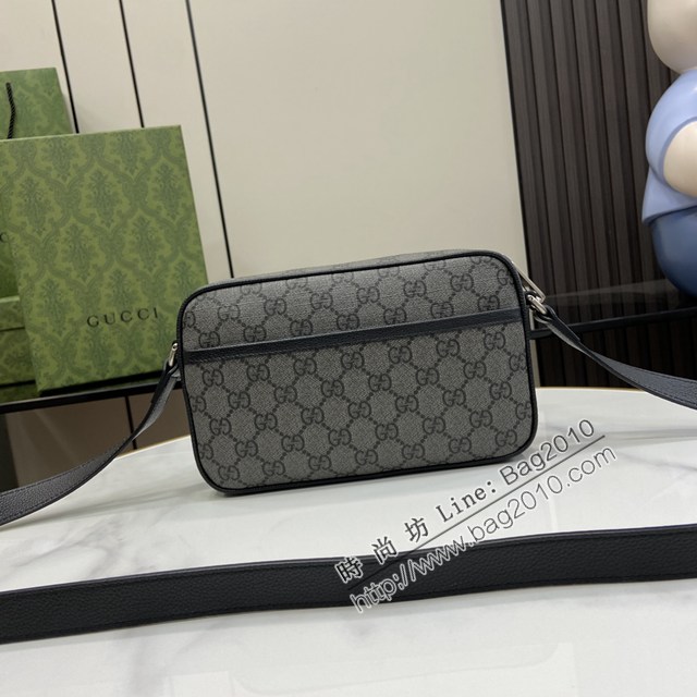 Gucci專櫃古馳最新款迷你肩背包男士斜挎包相機包 jh2456型號：768391
